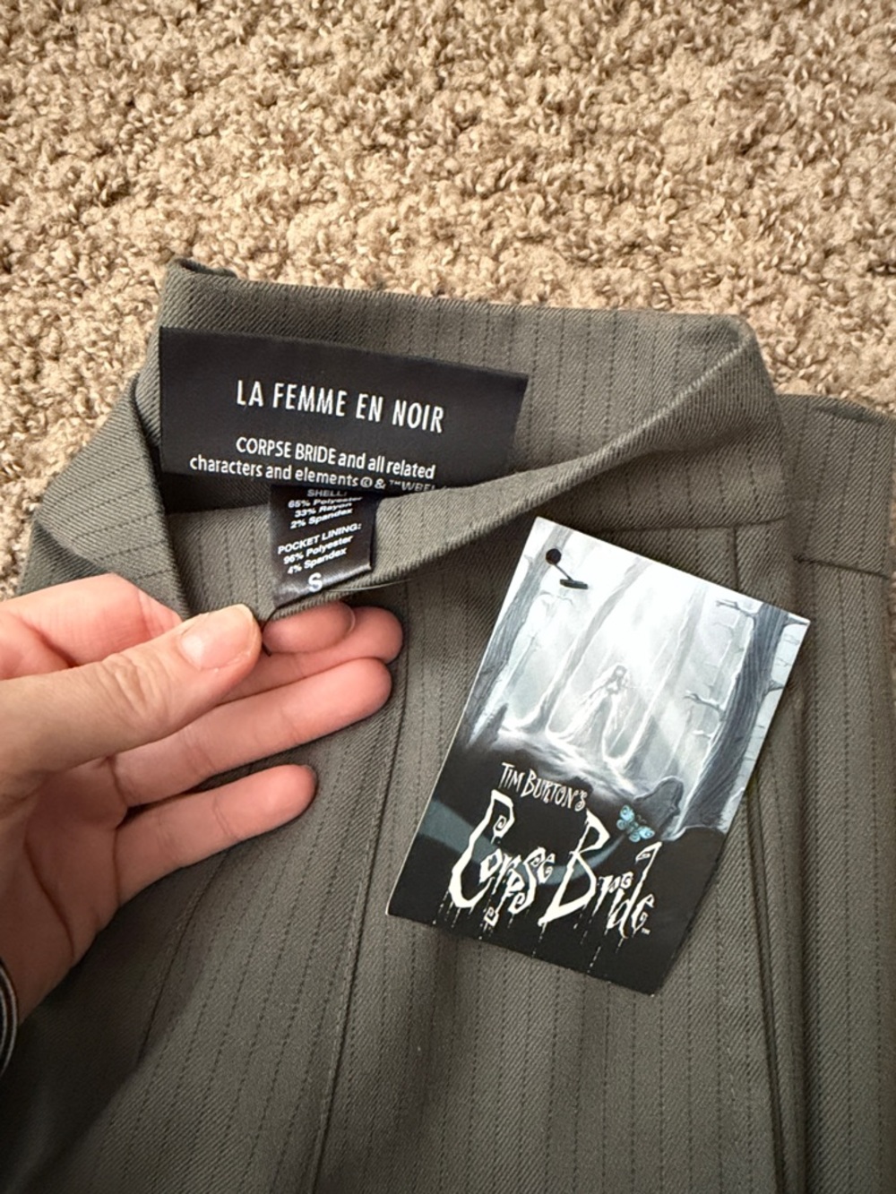 Dress Suit Trousers La Femme en noir corpse bride - Picture 2 of 5